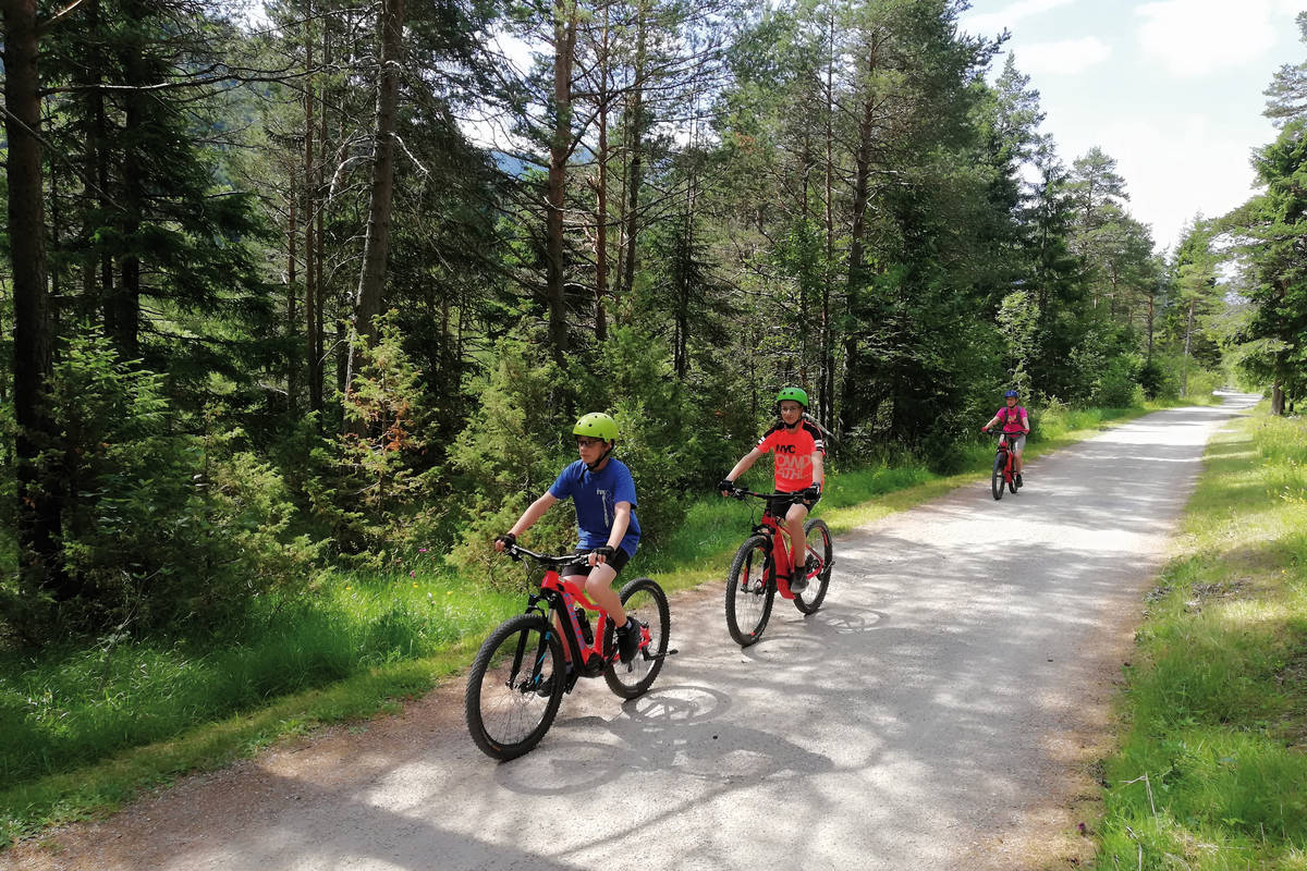 Voller Tatendrang und mit flottem Tempo fahren wir Scharnitz entgegen.