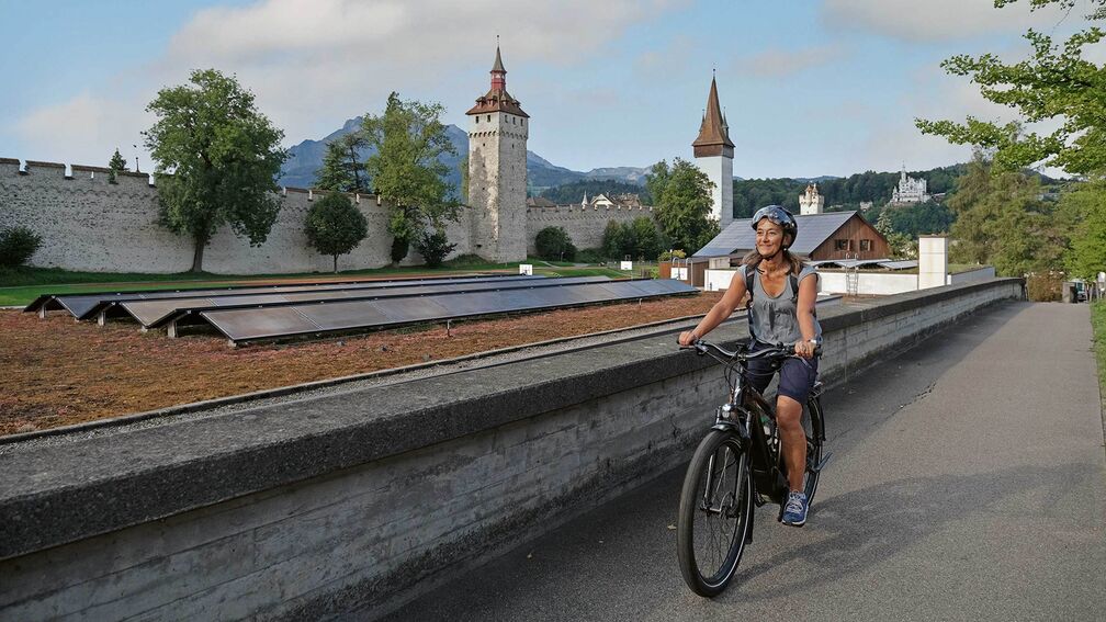 Die Ambition von Luzern, eine Velostadt zu werden