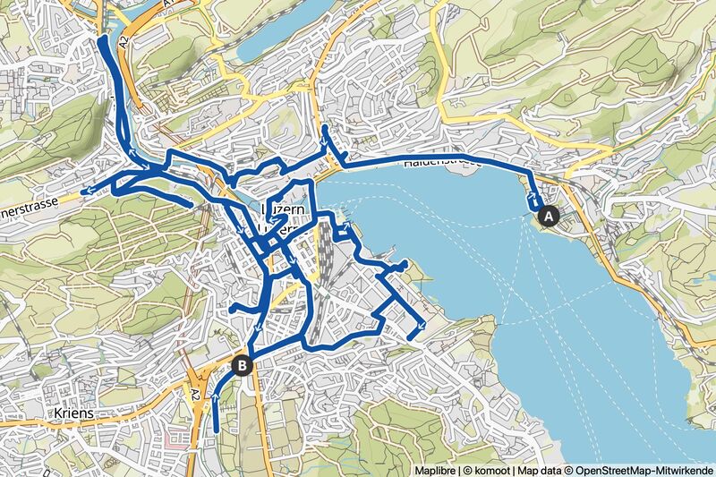 Mit dem E-Bike kreuz und quer durch Luzern.