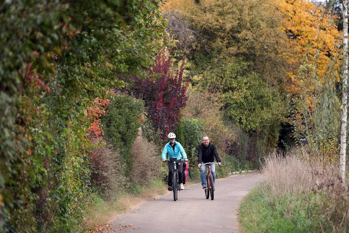 Die Veloschnellstrasse am Mattenbach soll dereinst auf direktem Weg von der Peripherie ins Zentrum führen.