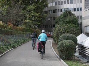 Um 1000 Hausecken führen die Radwege Winterthurs ins Zentrum.